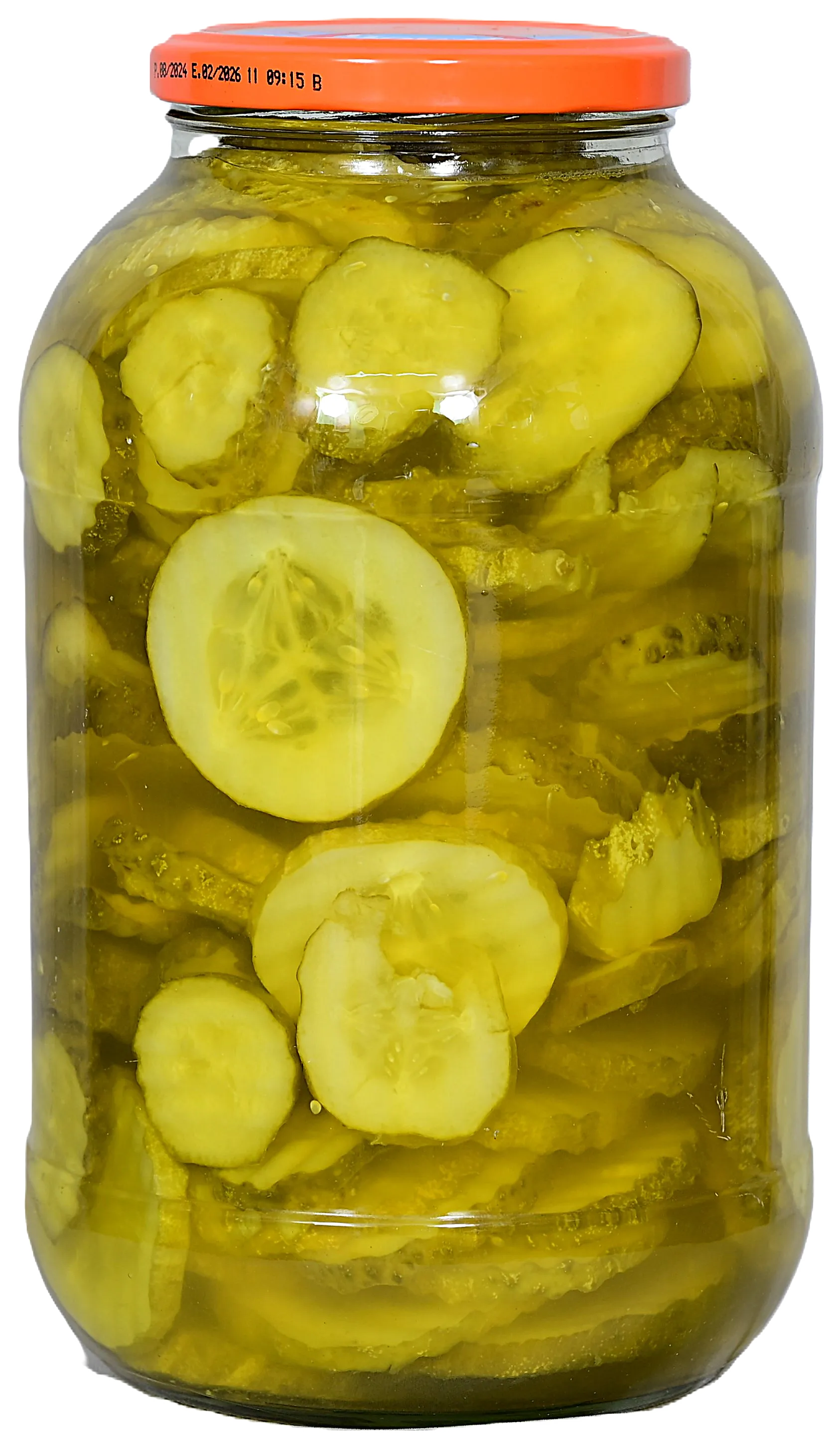 Hamburger dill chips pickle jar