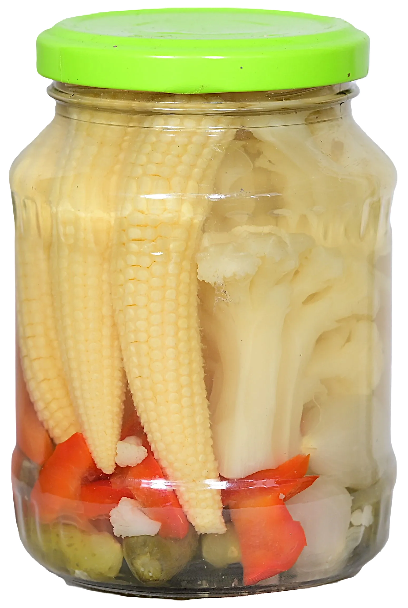 Mixed salad pickle jar