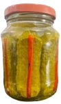 Slice and spice pickle jar